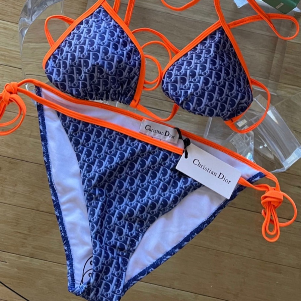 Christian Dior print Bikini